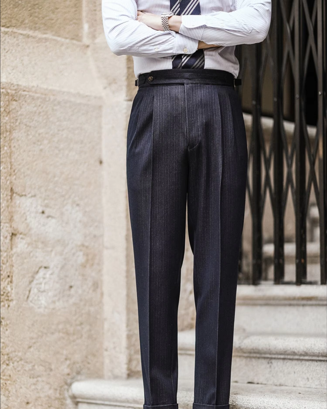 Tailored Business Slim Fit - Trousers CASA LARO MEN