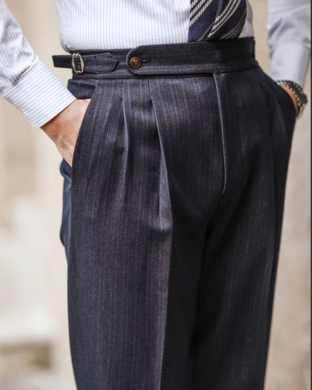 Tailored Business Slim Fit - Trousers CASA LARO MEN