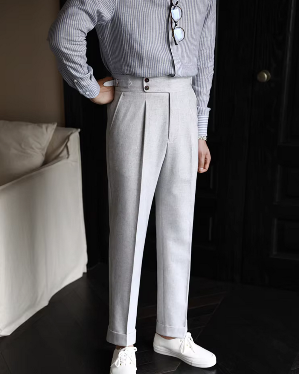 Tailored Gurkha High-Waist - Pants CASA LARO MEN