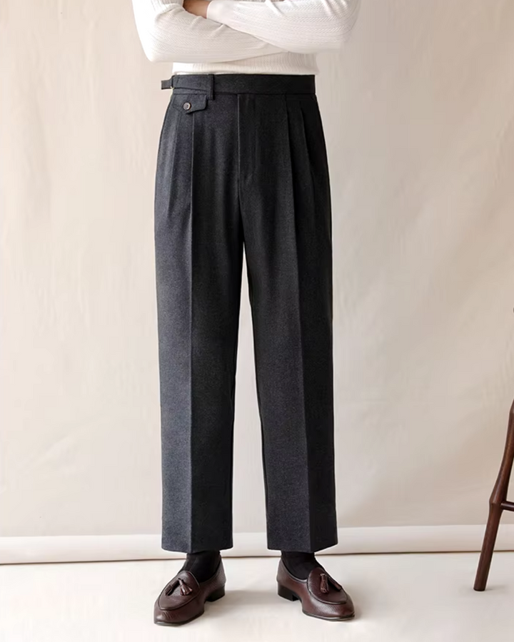 Tailored High-Waist Straight Leg - Trousers CASA LARO MEN