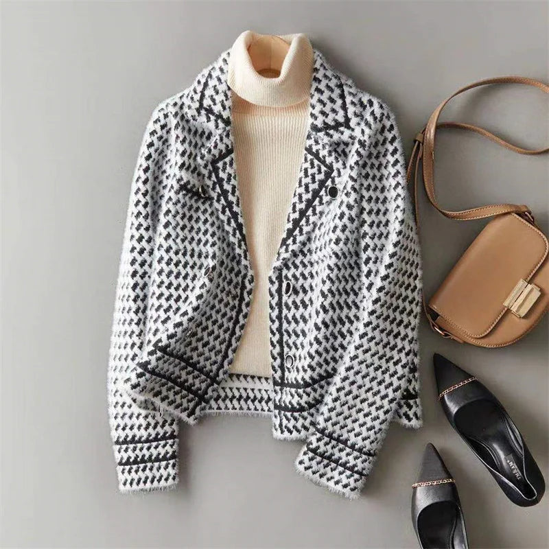 Tailored Houndstooth - Blazer CASA LARO