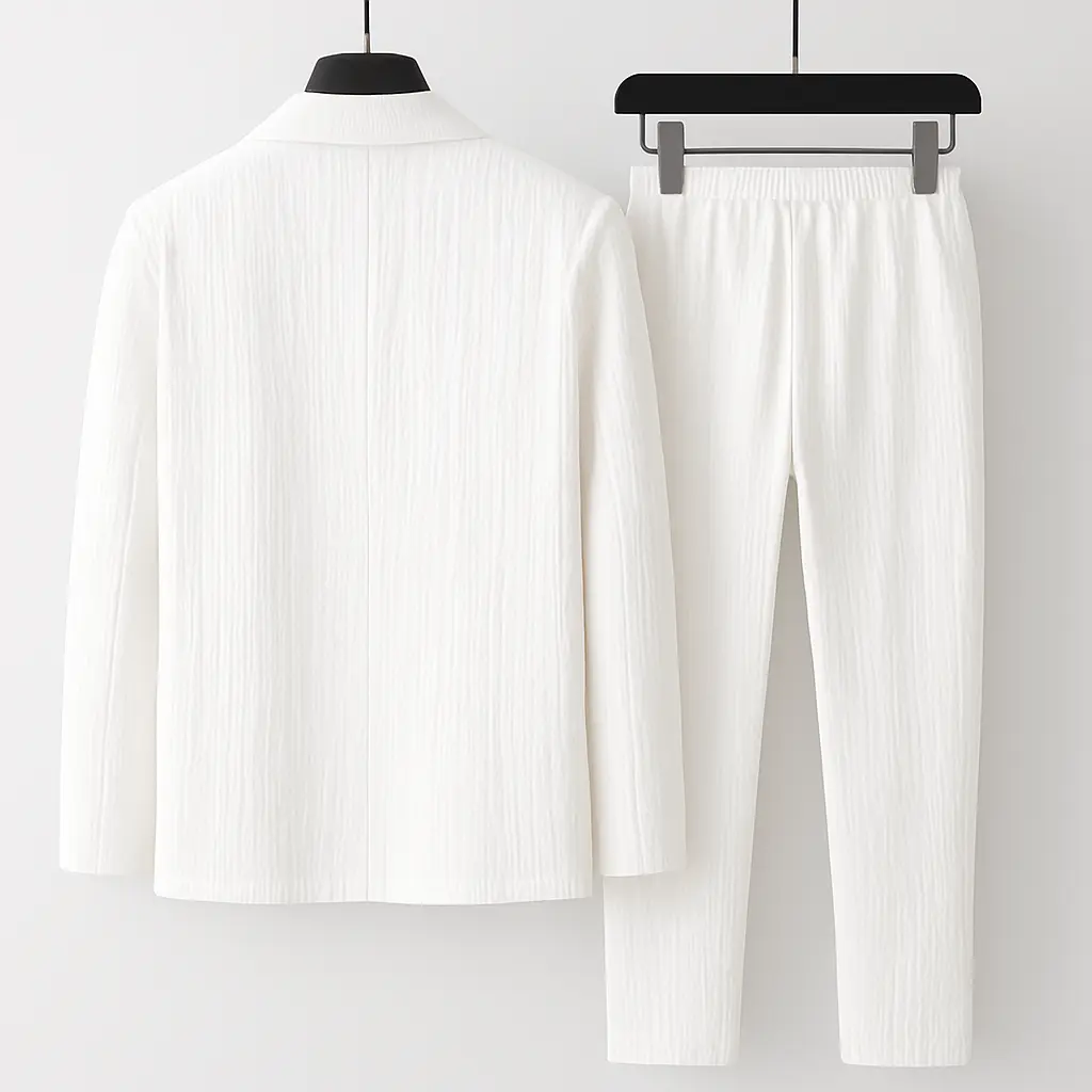 Tailored Linen Blazer Set - Two-Piece Set CASA LARO