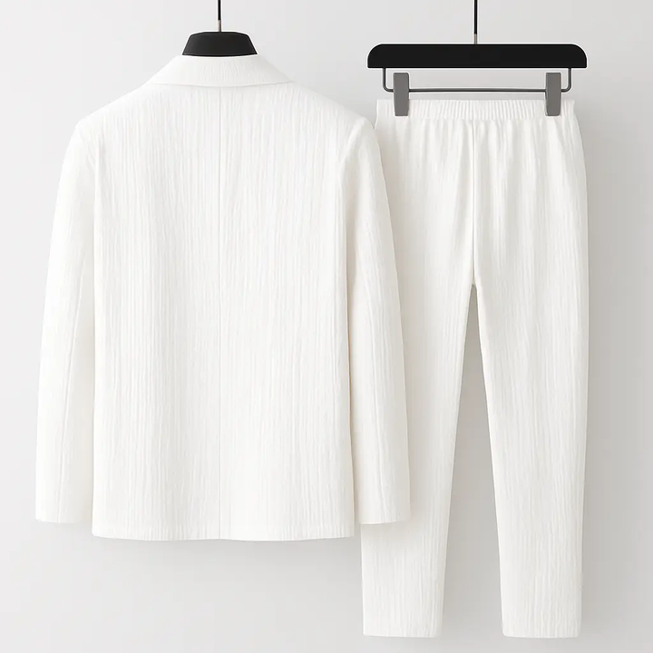 Tailored Linen Blazer Set - Two-Piece Set CASA LARO