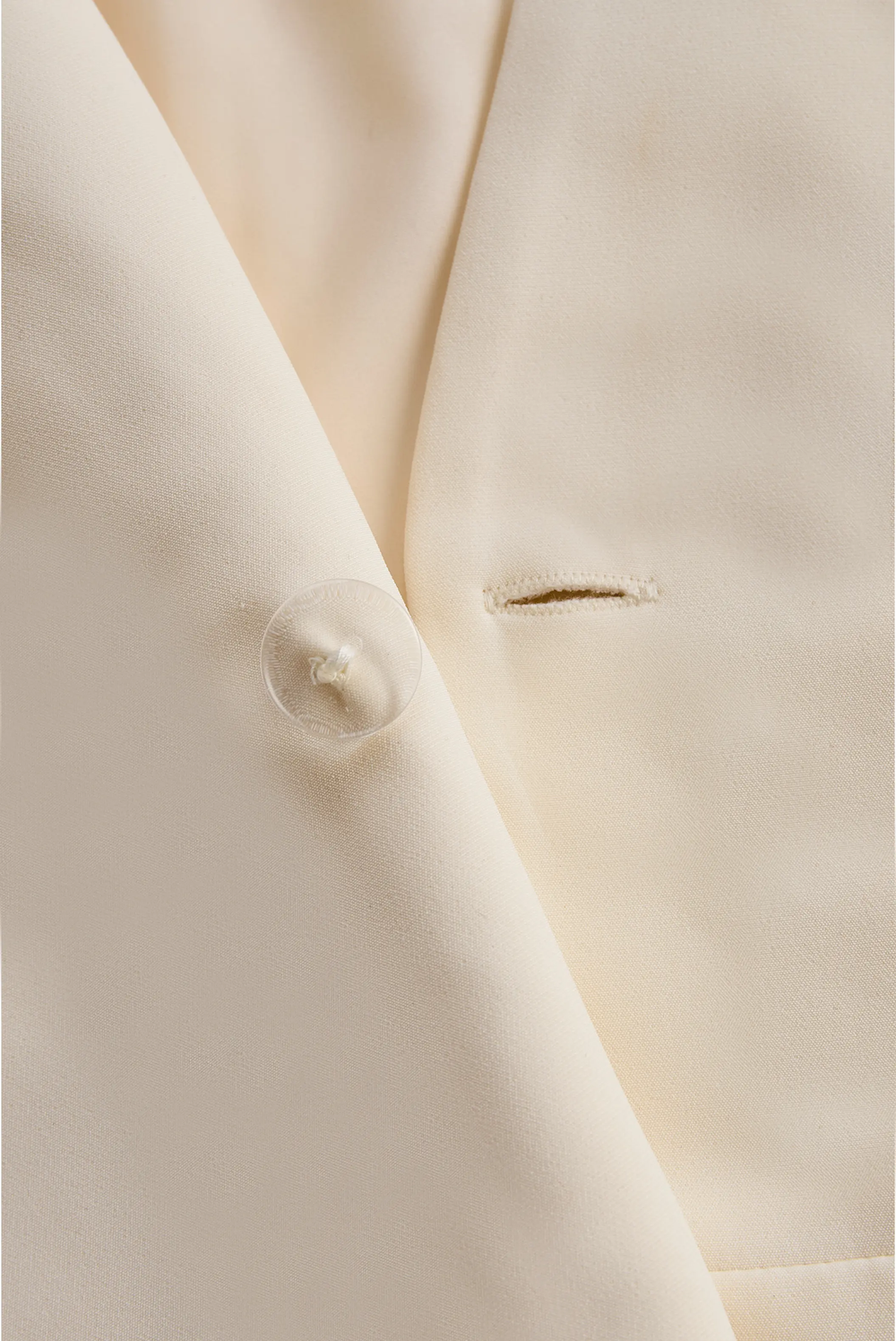 Tailored White Sleeveless Blazer With Gold Trim - Romper CASA LARO