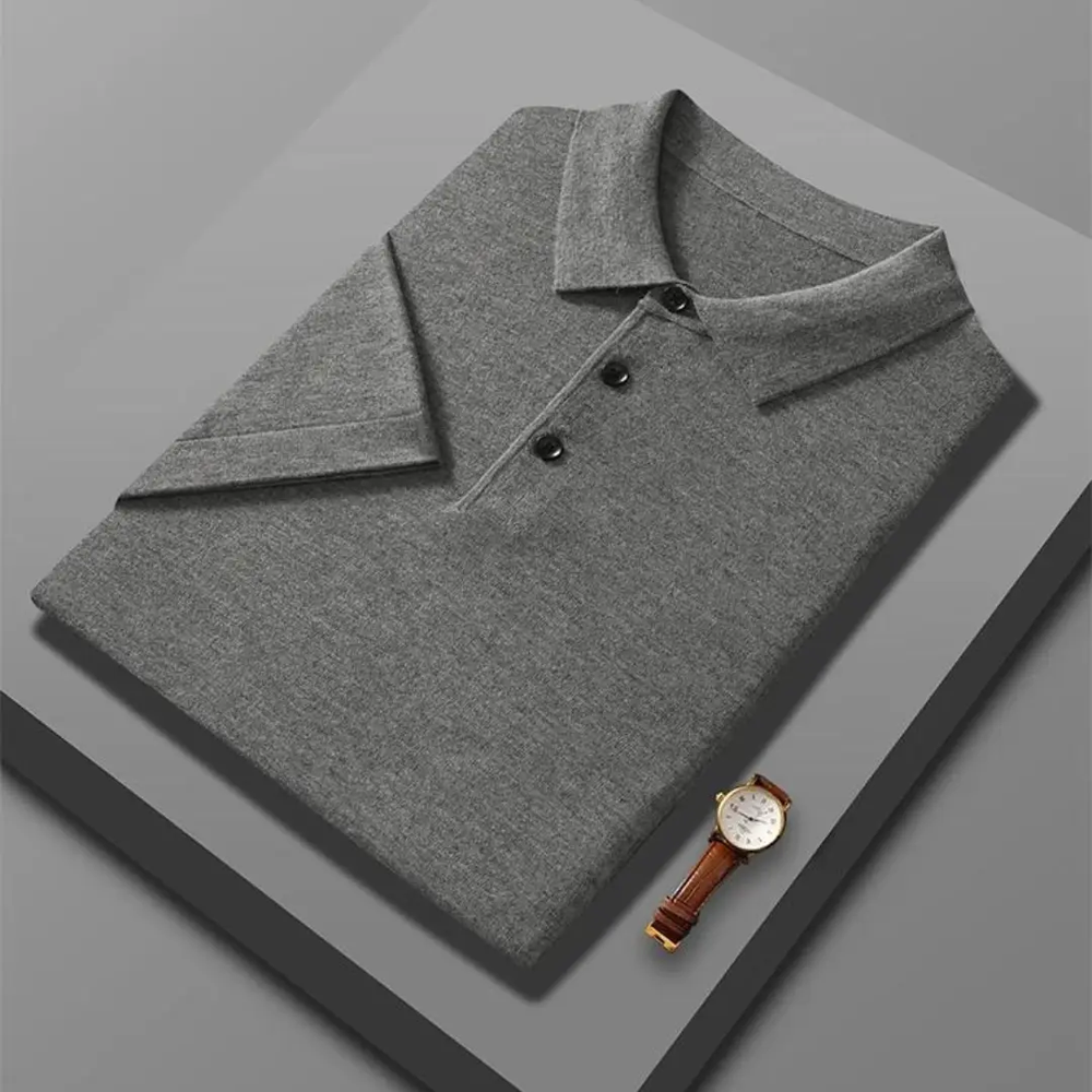 Tailored Wool Button-Down - Shirt CASA LARO