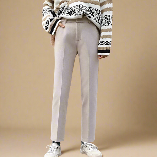 Tailored Wool Straight Leg - Trouser CASA LARO