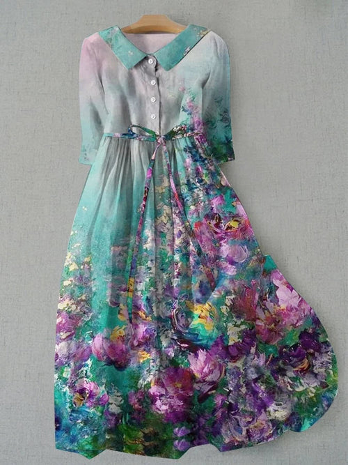 Tessa | Artistic Floral Dress