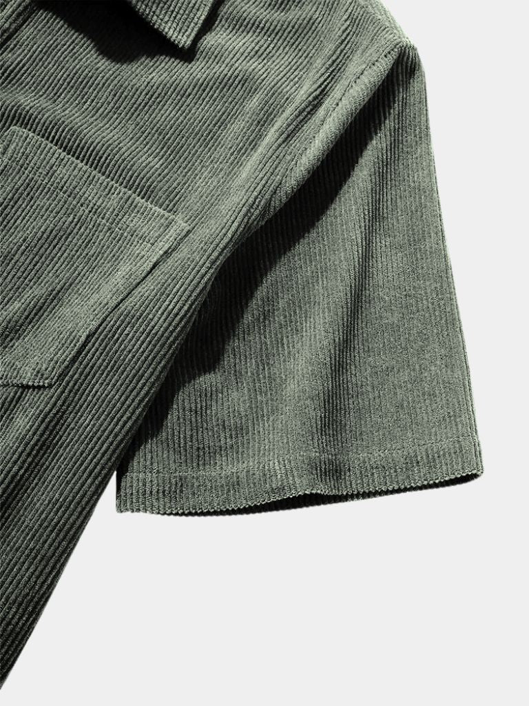 Textured Short Sleeve Shirt - Casa  Laro CASA LARO