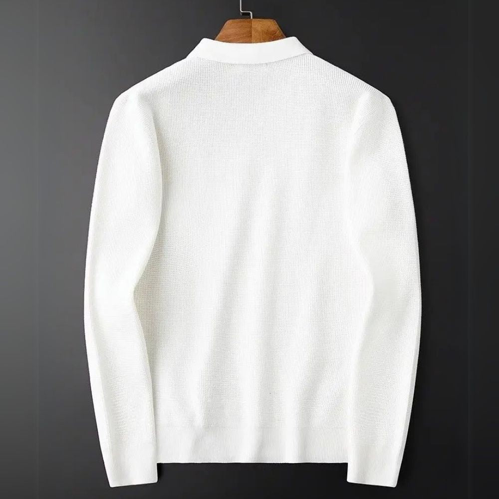 Textured Zip - Polo Shirt CASA LARO MEN
