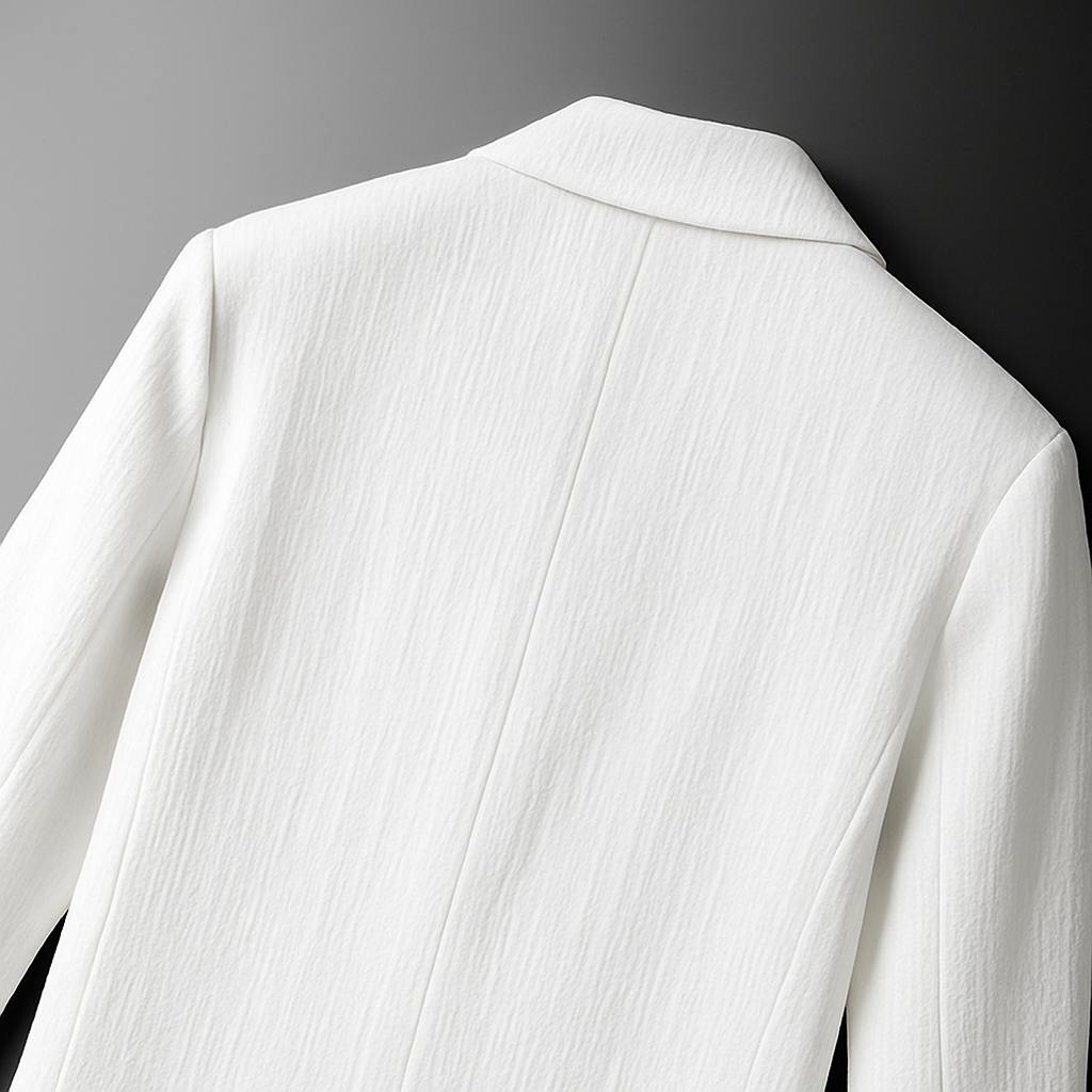 Tailored Linen Blazer Set - Two-Piece Set
