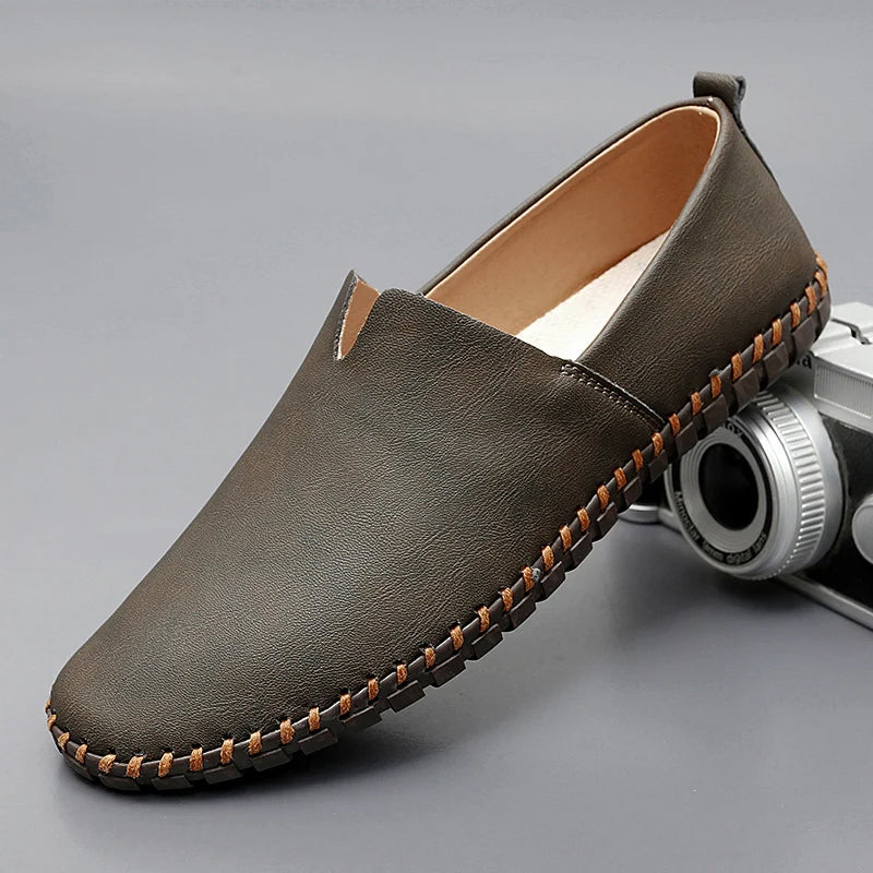 Classic Leather Penny Slip-On - Loafers