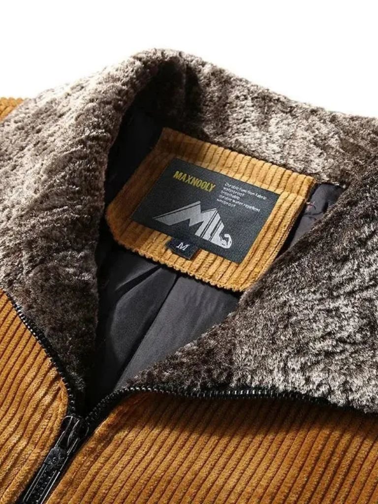 Thermal Windbreaker Corduroy Jacket - Casa  Laro CASA LARO