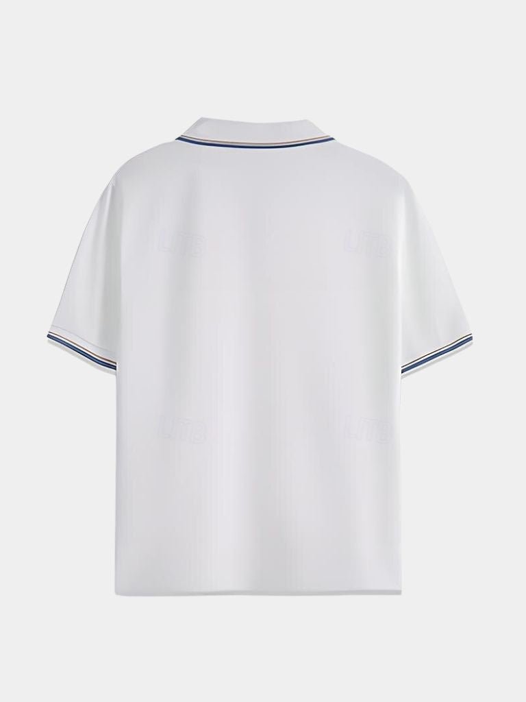 Timeless Black V-Neck Polo - Casa  Laro CASA LARO