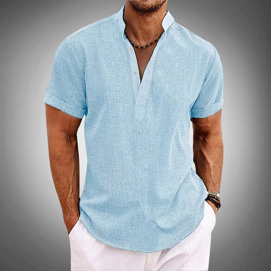 Tropical Print Short Sleeve - Shirt CASA LARO MEN