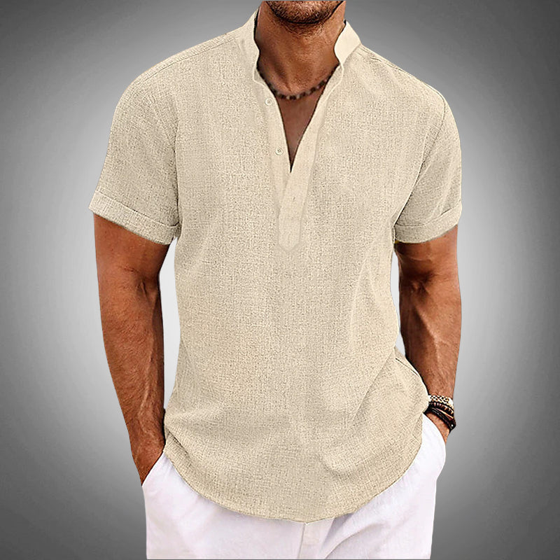 Tropical Print Short Sleeve - Shirt CASA LARO MEN