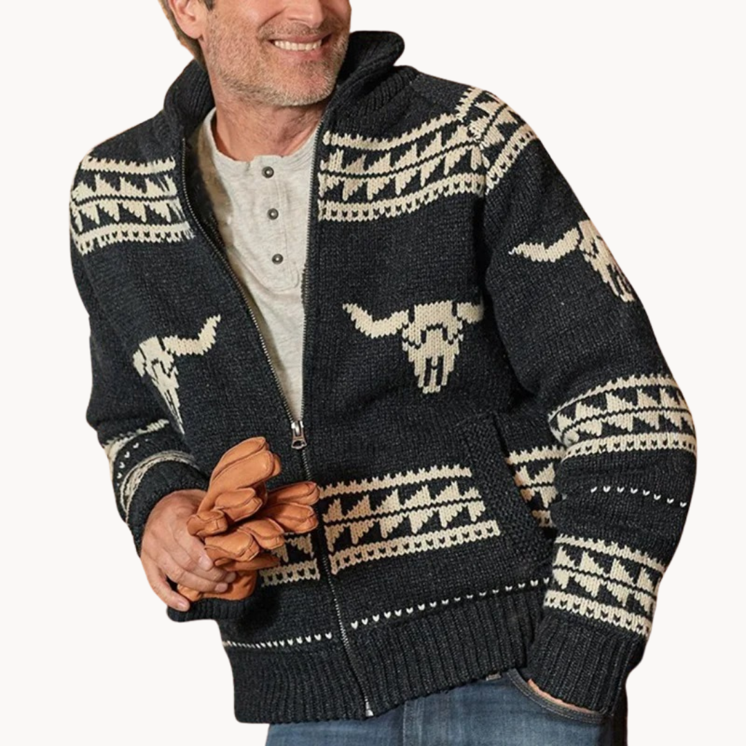 Buffalo Plaid Knit - Jacket