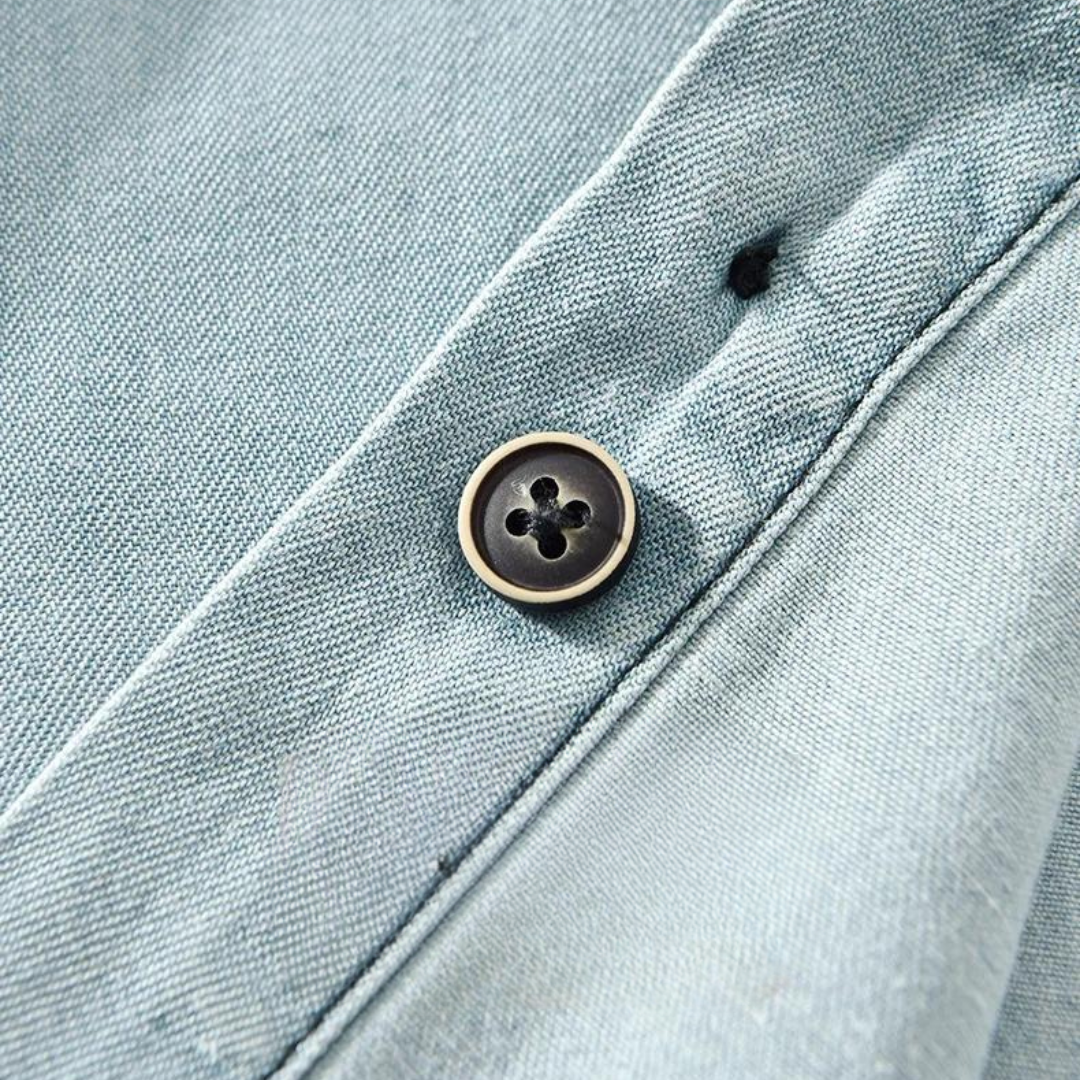 Chambray Western Button-Down - Shirt