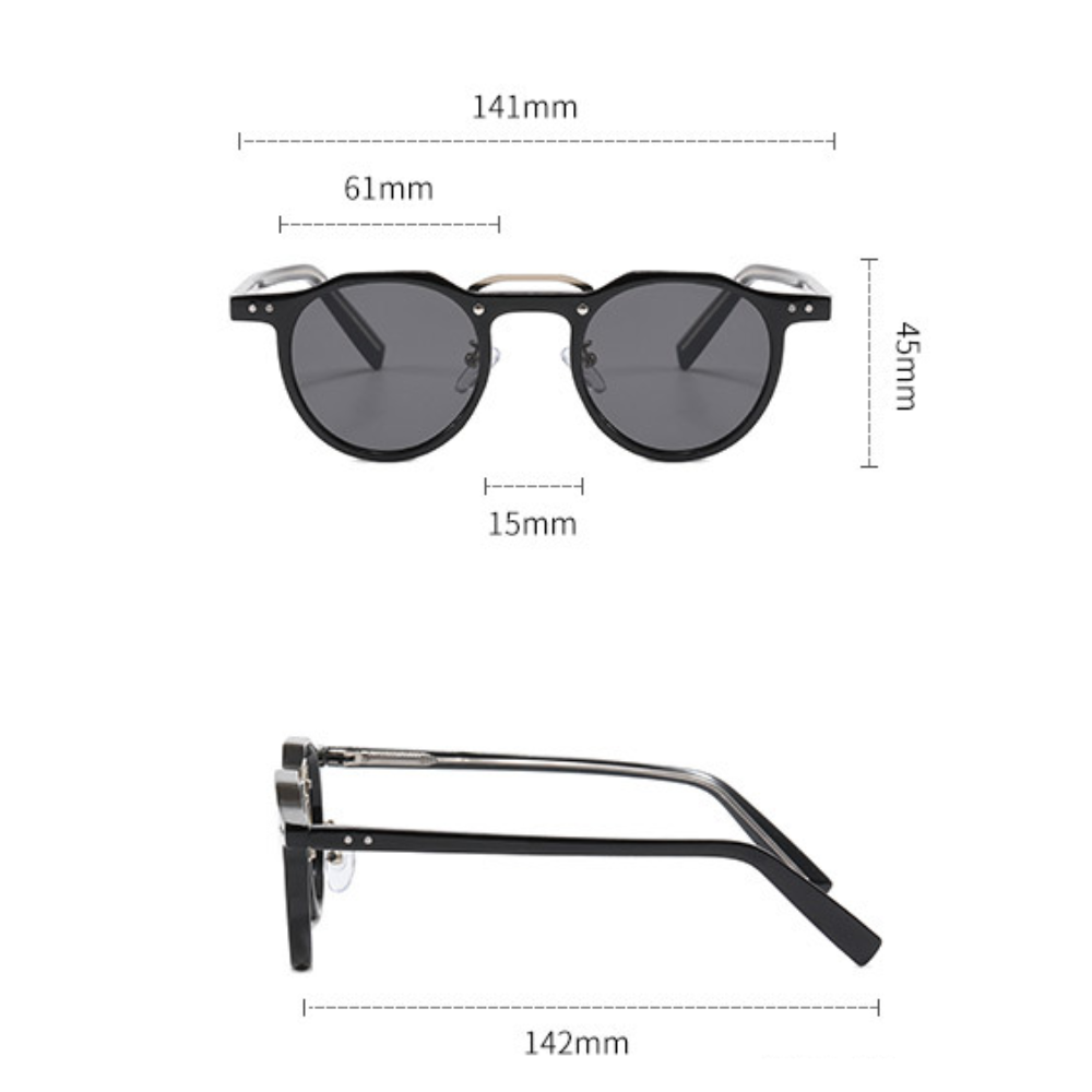 Polarized Metal Aviator - Sunglasses