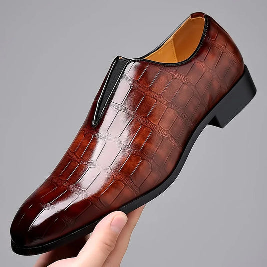 Valencia Genuine Leather Slip-On - Loafers CASA LARO MEN