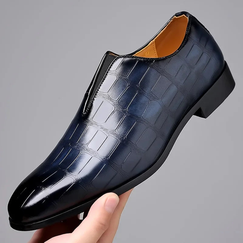 Valencia Genuine Leather Slip-On - Loafers CASA LARO MEN