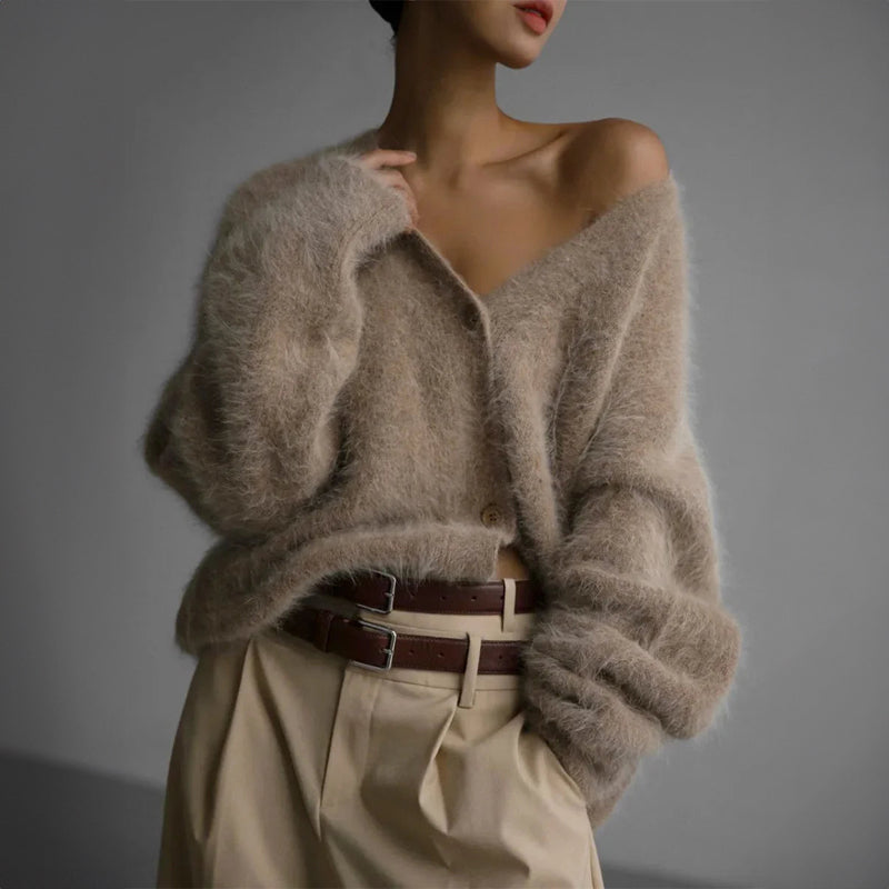 Oversized Chunky Knit - Cardigan