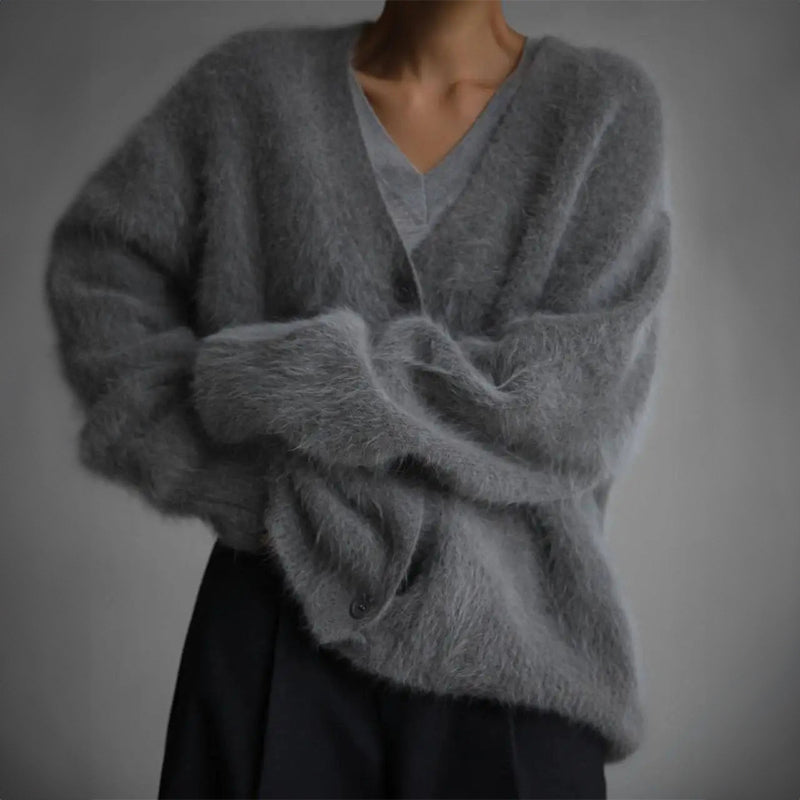 Oversized Chunky Knit - Cardigan