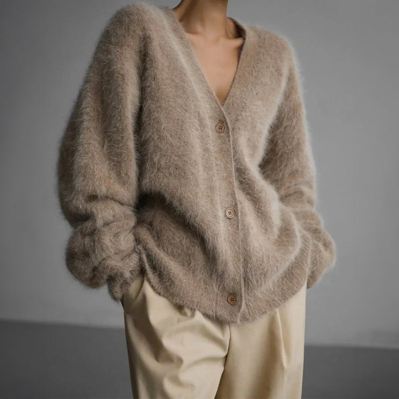 Oversized Chunky Knit - Cardigan