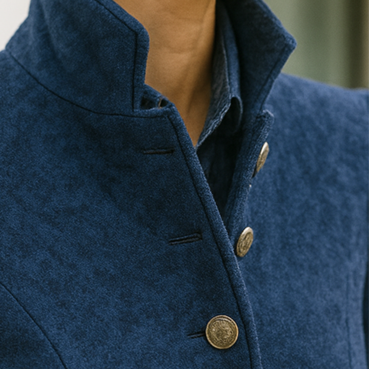 Valerie - Elegant High-Neck Cardigan CASA LARO WOMEN