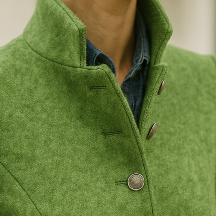 Valerie - Elegant High-Neck Cardigan CASA LARO WOMEN