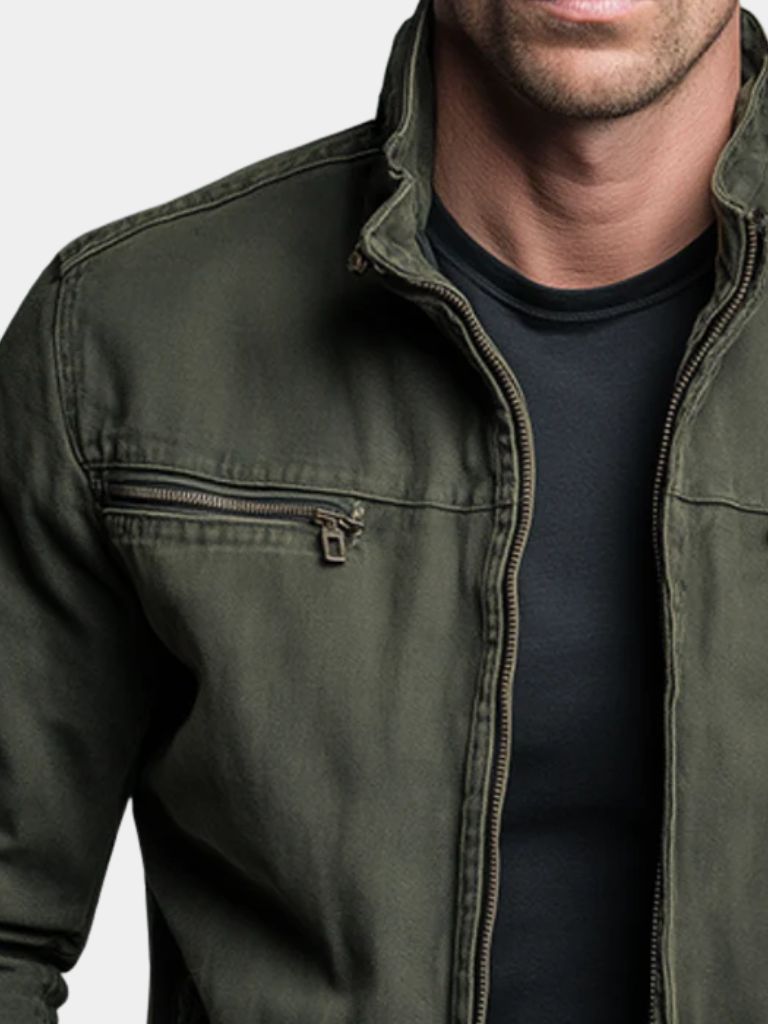 Valmont Vintage Olive Field Jacket - Casa  Laro CASA LARO