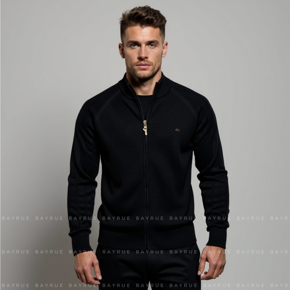 Vance Zip-Up Knit - Sweater CASA LARO MEN