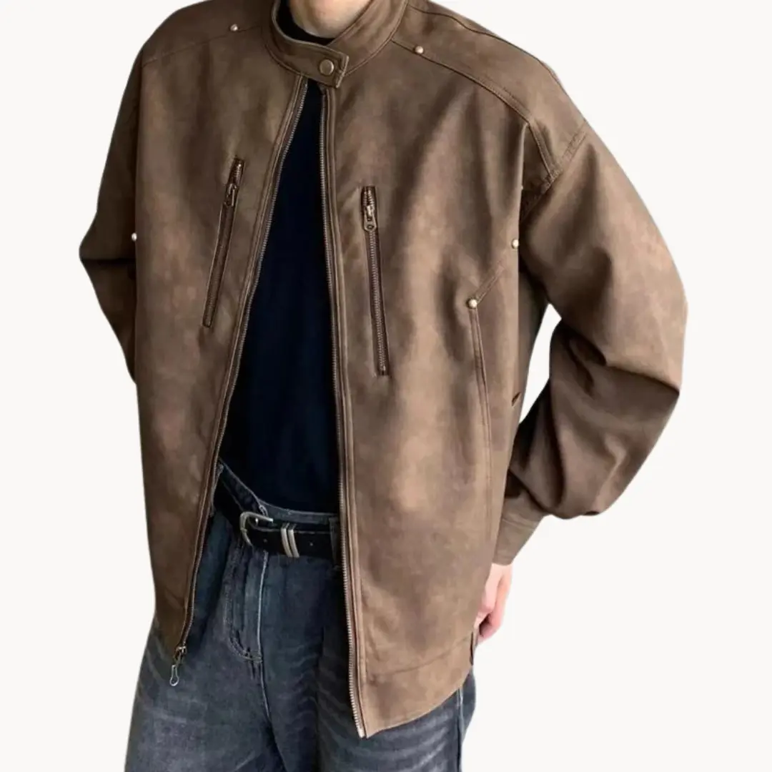 Vantage Leather Biker - Jacket CASA LARO