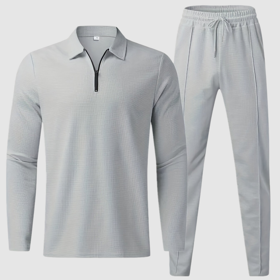 Waffle Knit Leisure - Two-Piece Set