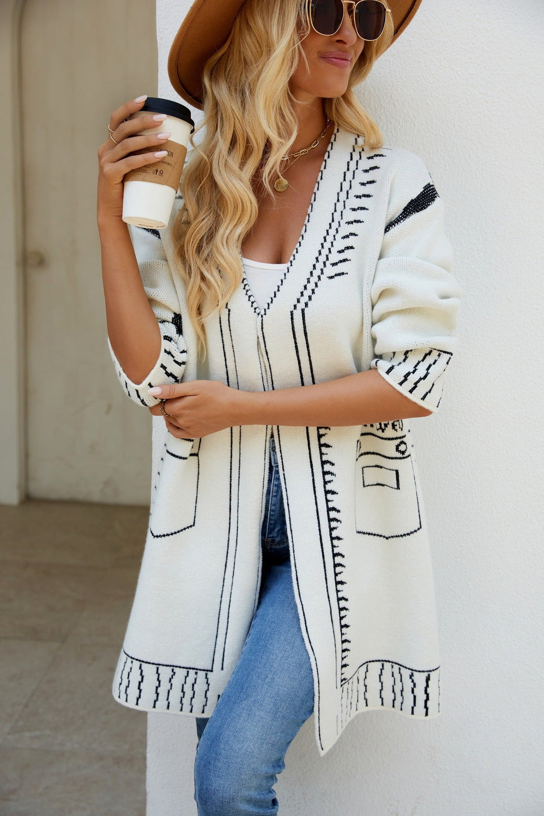 Veloura Knit Open-Front - Cardigan CASA LARO