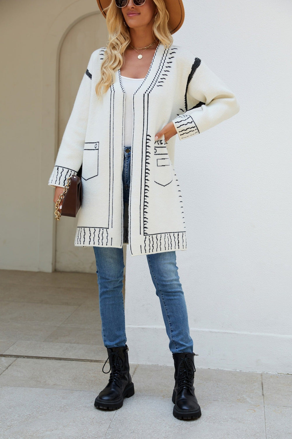 Veloura Knit Open-Front - Cardigan CASA LARO