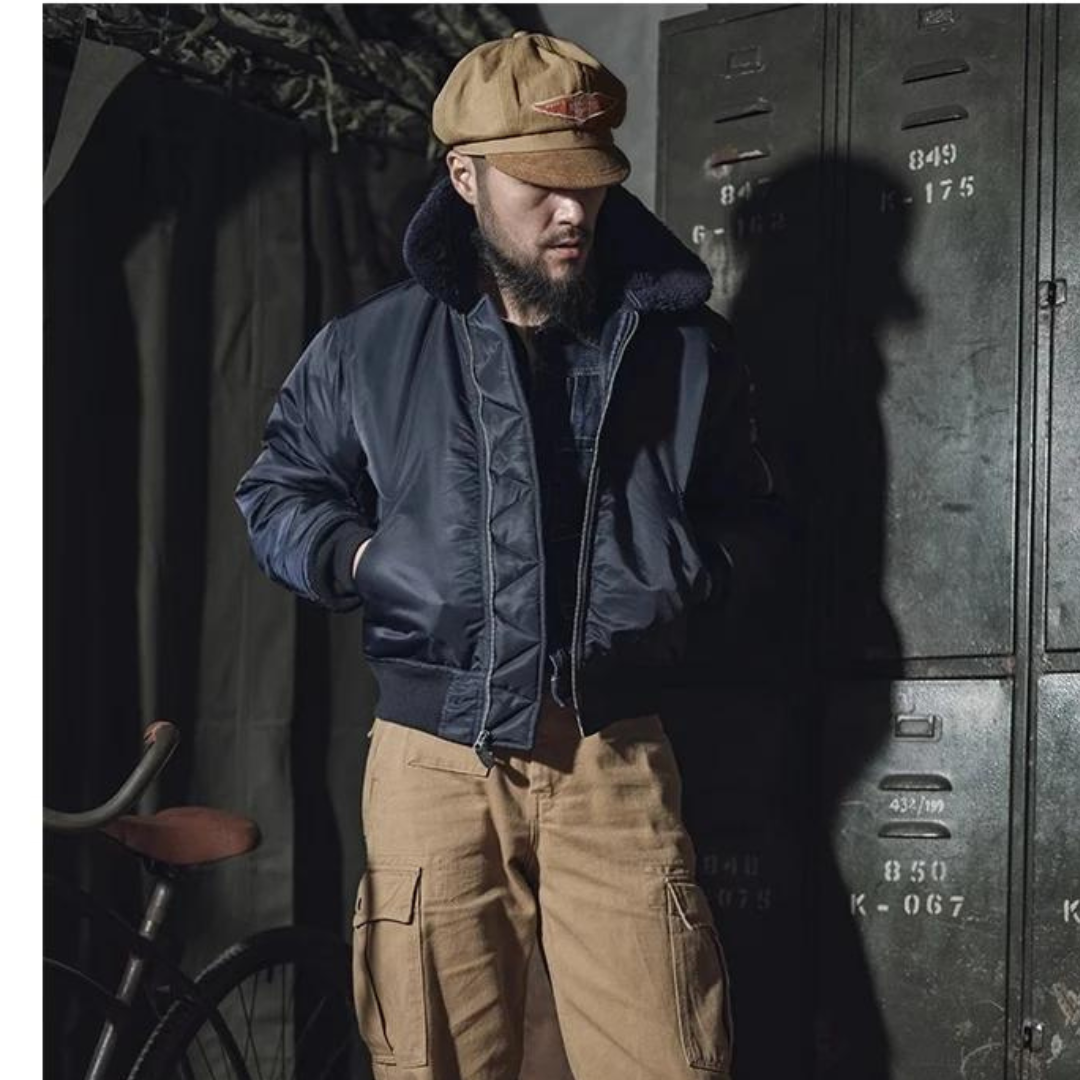 Vintage 1950s Biker - Cap CASA LARO MEN