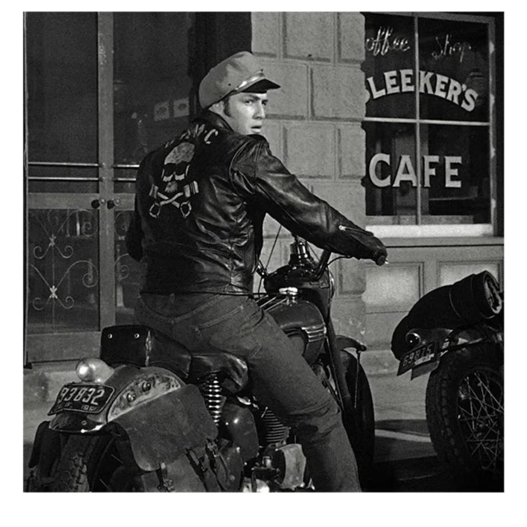 Vintage 1950s Biker - Cap CASA LARO MEN