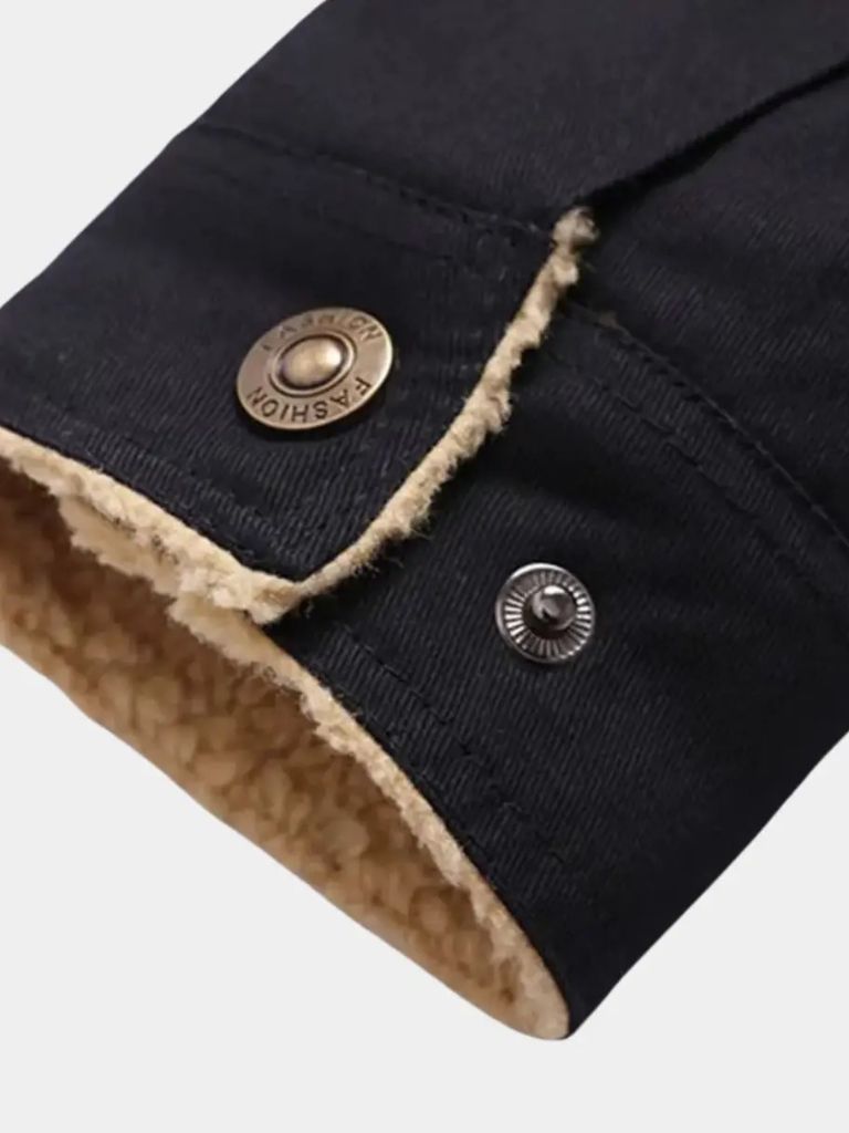 Vintage Fleece Bomber Jacket - Casa  Laro CASA LARO