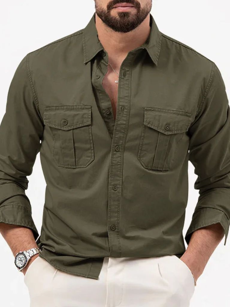 Vintage Long Sleeve Shirt - Casa  Laro CASA LARO