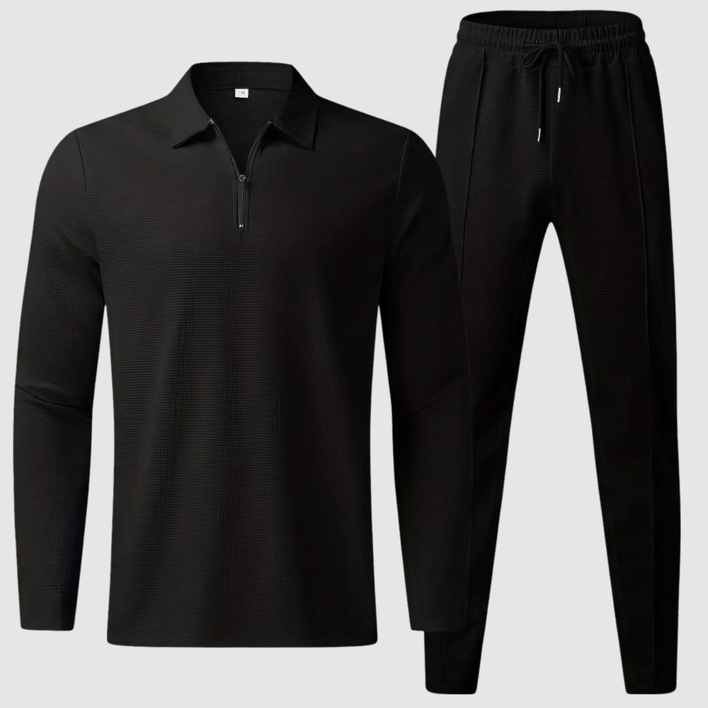 Waffle Knit Leisure - Two-Piece Set CASA LARO MEN