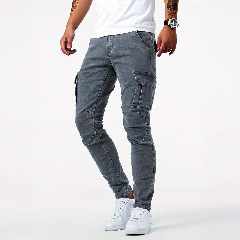 Washed Denim Cargo - Jeans CASA LARO MEN
