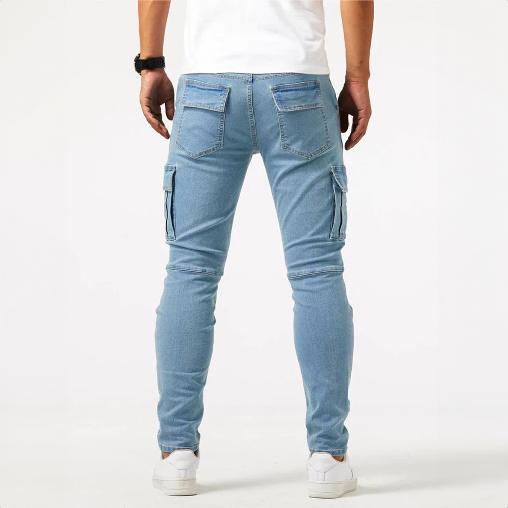 Washed Denim Cargo - Jeans CASA LARO MEN