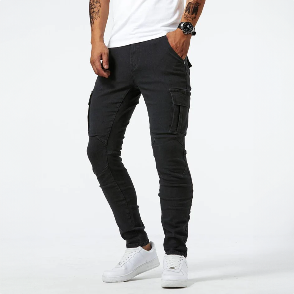 Washed Denim Cargo - Jeans CASA LARO MEN