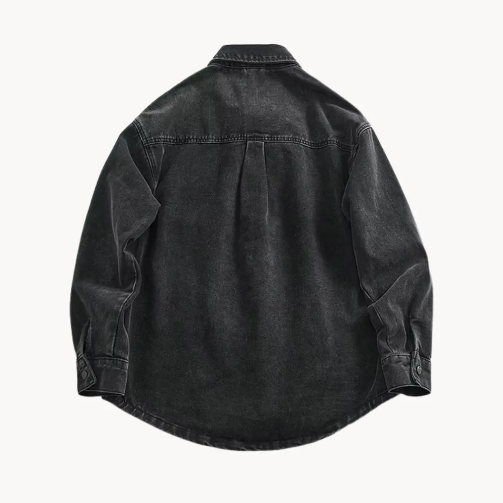 Washed Indigo Denim Western - Shirt CASA LARO
