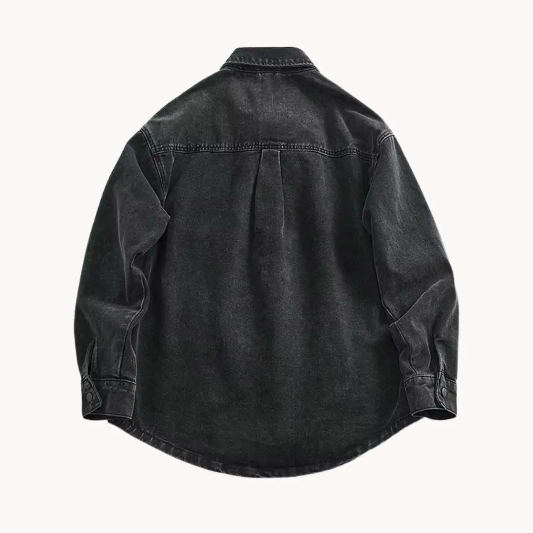 Washed Indigo Denim Western - Shirt CASA LARO