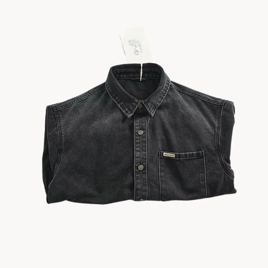 Washed Indigo Denim Western - Shirt CASA LARO