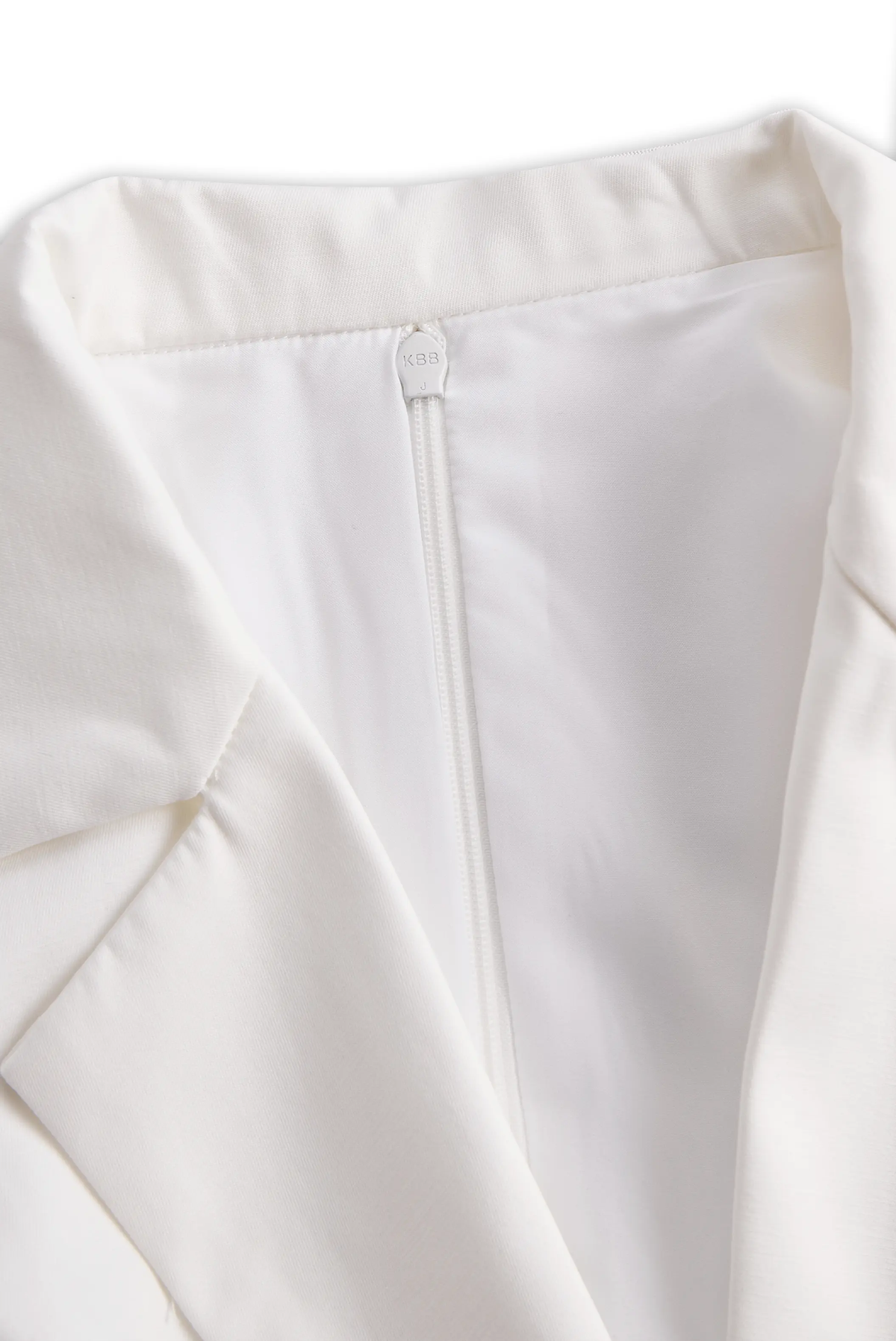 White Pleated Button-Front Shirt Dress - Mini Dress CASA LARO