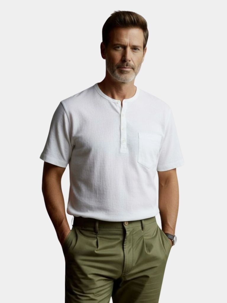 White Wellspring Linen T-Shirt – Casa  Laro CASA LARO
