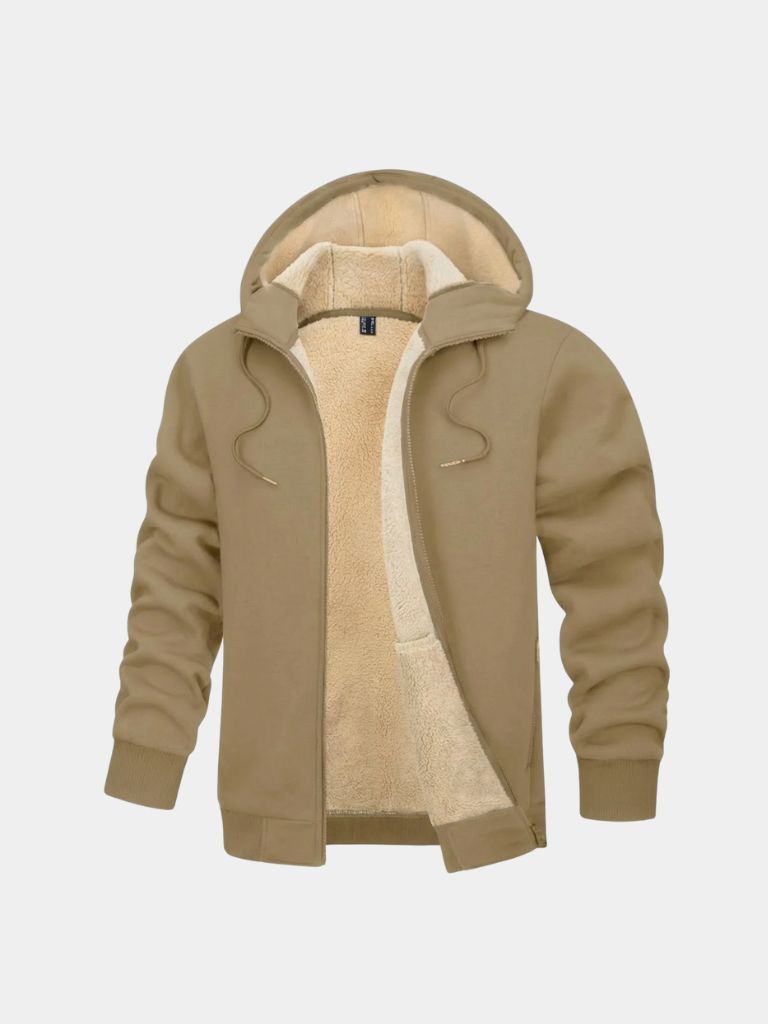 Winter Core Sherpa Hoodie Jacket - Casa  Laro CASA LARO
