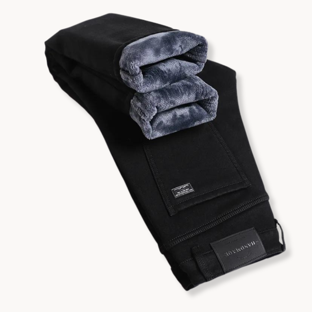 Winter Fleece-Lined Straight - Jeans CASA LARO MEN